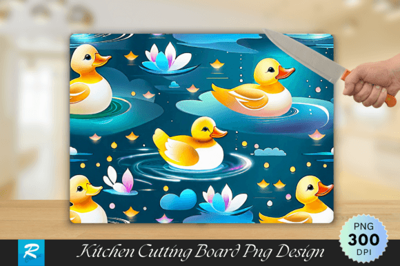 Download Cute Ducks Cutting Board PNG Design - Design Collection